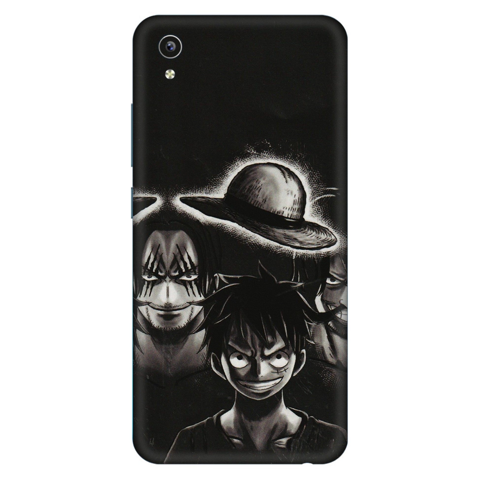 VIVO Y Series Phone Skins (All Models) - Black Luffy Hat - 3D Embossed Finish (L-57) Vivo Y91i