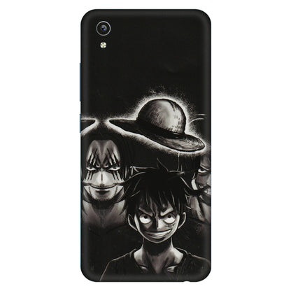 VIVO Y Series Phone Skins (All Models) - Black Luffy Hat - 3D Embossed Finish (L-57) Vivo Y91i