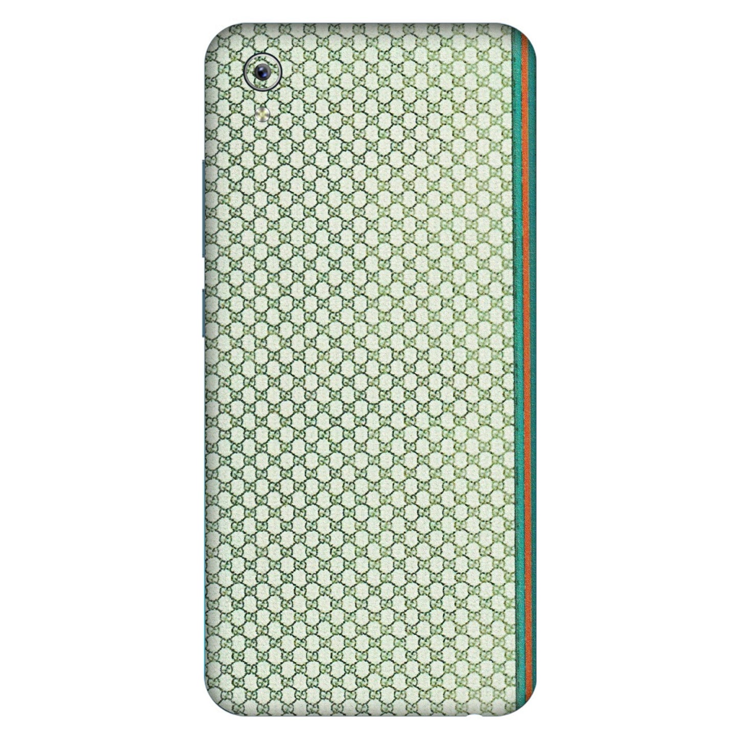 VIVO Y Series Phone Skins (All Models) - Gucci Fabric Pattern - 3D Embossed Finish (L-73) Vivo Y91i
