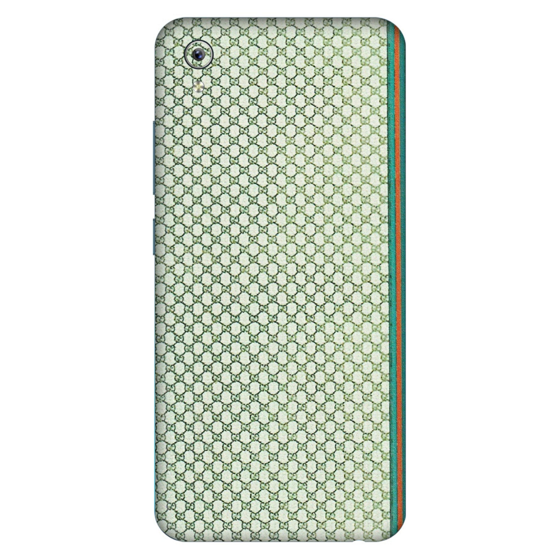 VIVO Y Series Phone Skins (All Models) - Gucci Fabric Pattern - 3D Embossed Finish (L-73) Vivo Y91i