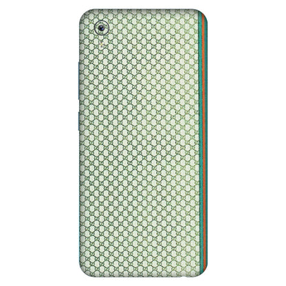 VIVO Y Series Phone Skins (All Models) - Gucci Fabric Pattern - 3D Embossed Finish (L-73) Vivo Y91i