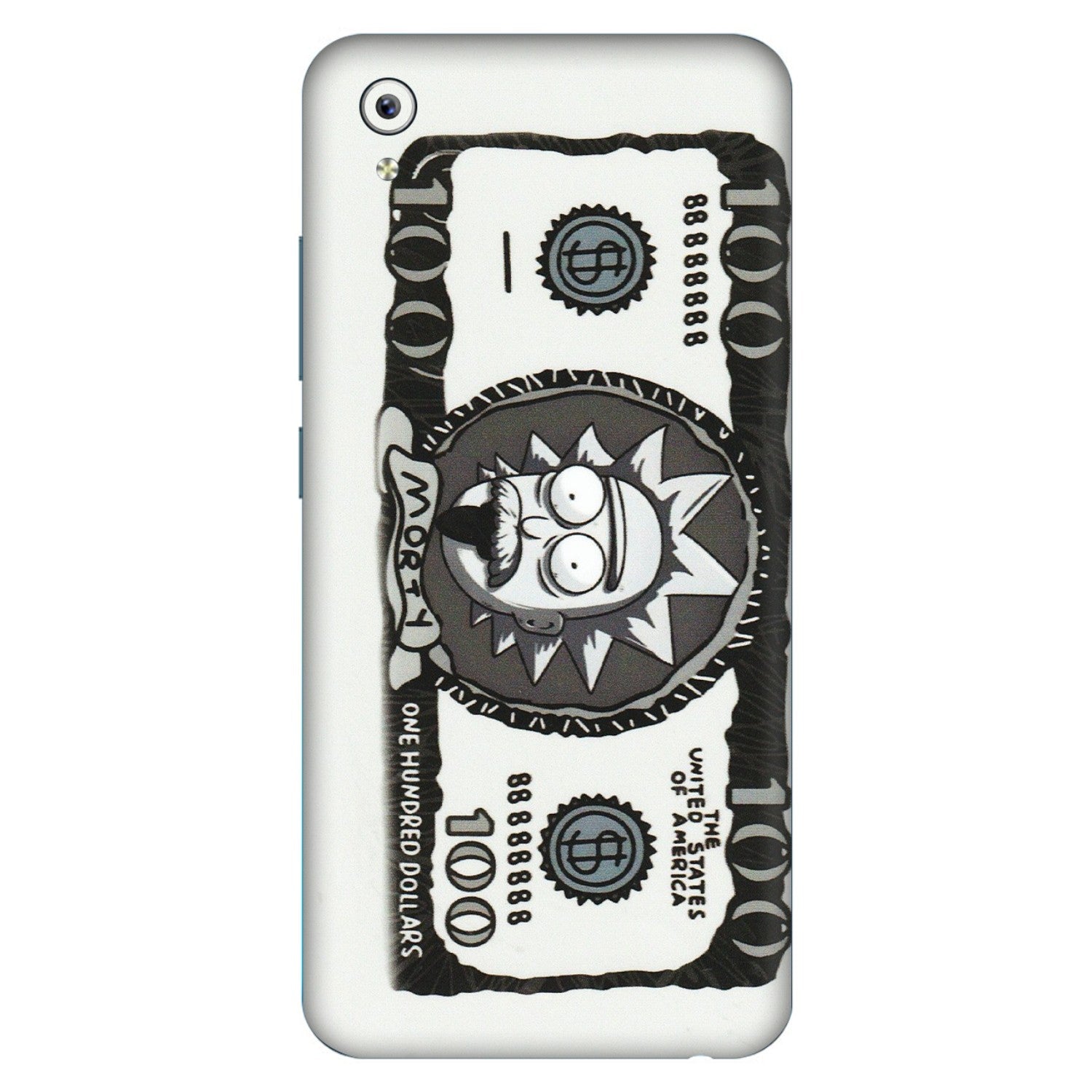 VIVO Y Series Phone Skins (All Models) - Rick And Morty Hundred Dollar Anime - Matte Finish (M-161) Vivo Y91i