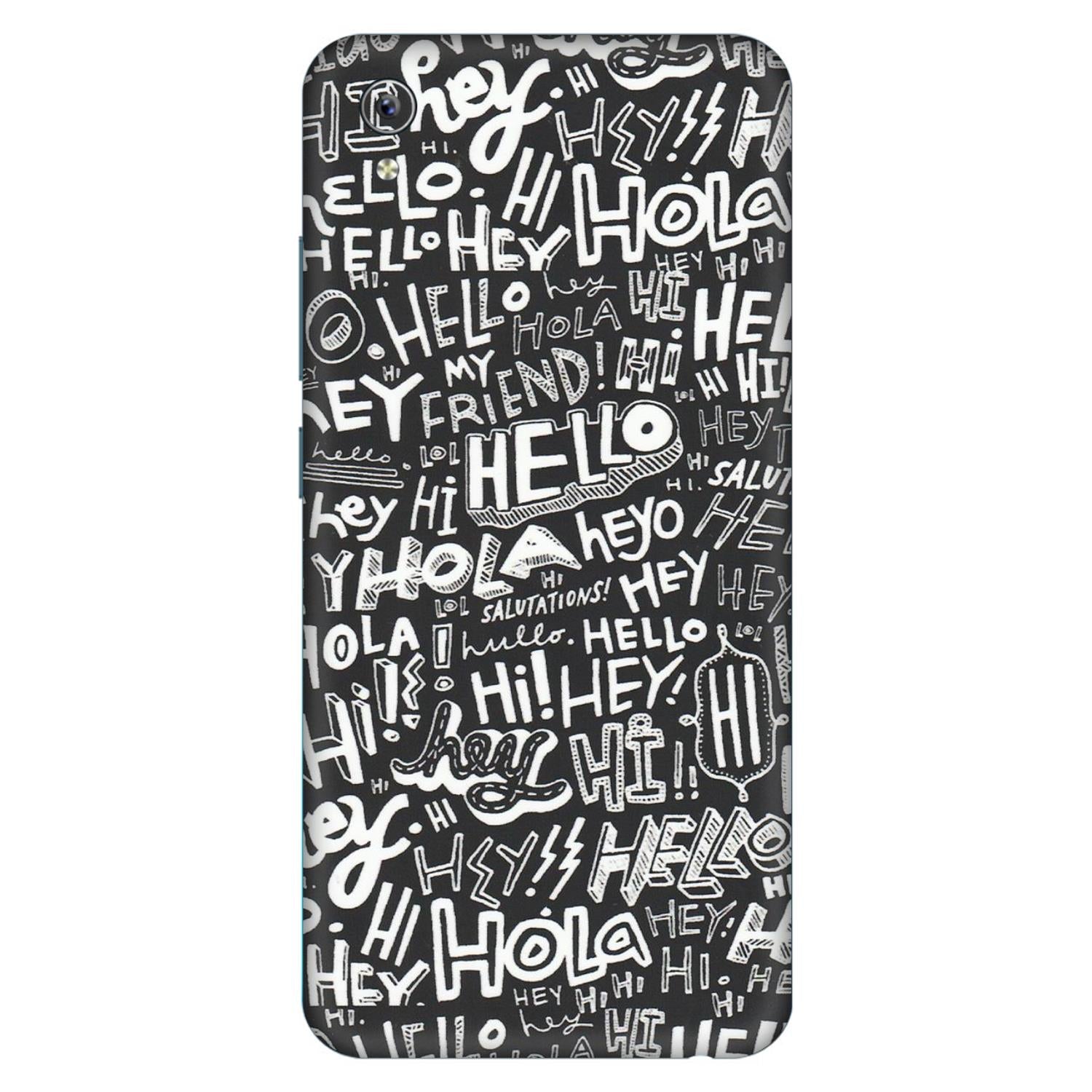 VIVO Y Series Phone Skins (All Models) - Hi Hello Doodles - Matte Finish (M-25) Vivo Y91i