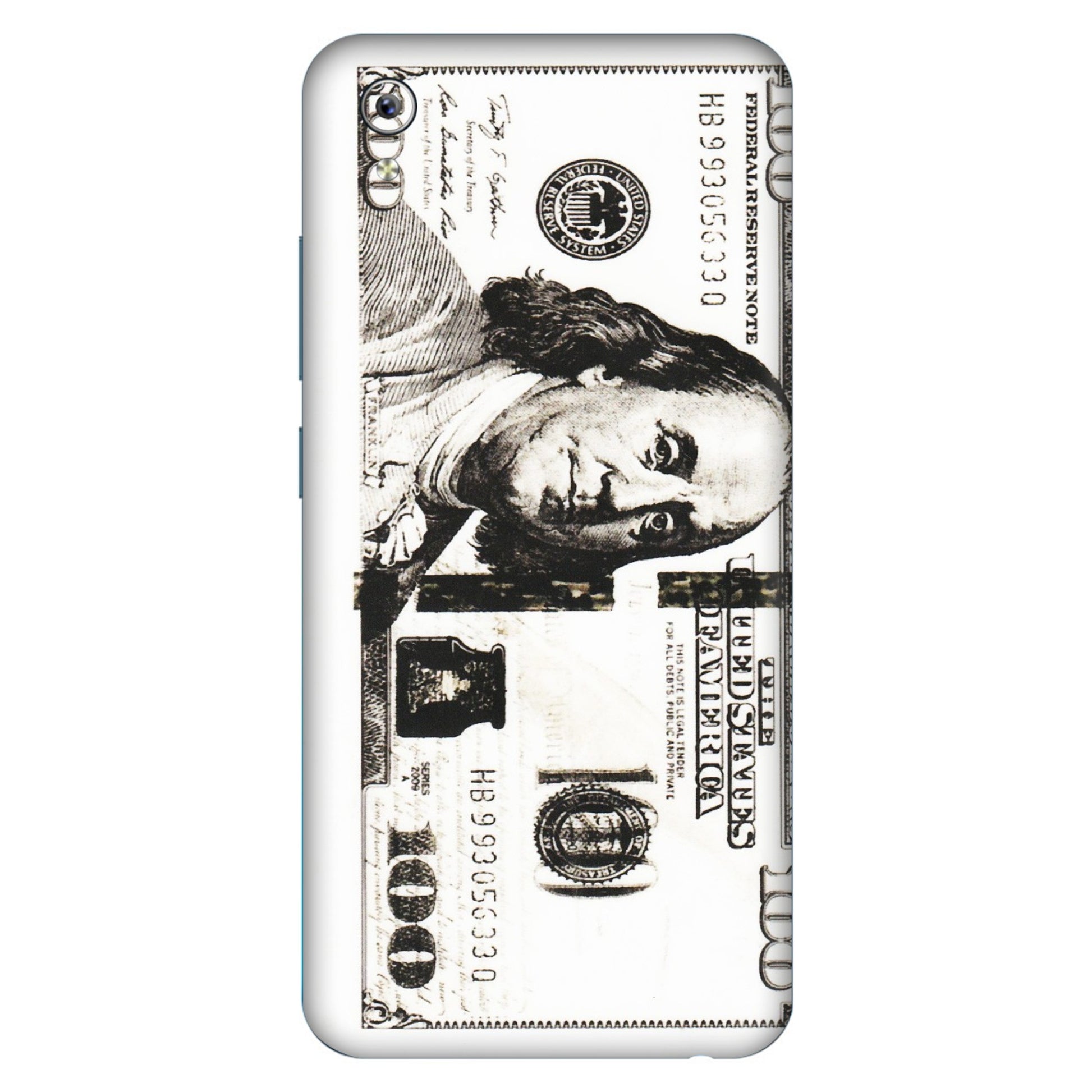 VIVO Y Series Phone Skins (All Models) - 100 Dollar Currency - Transparent Finish (T-01) Vivo Y91i