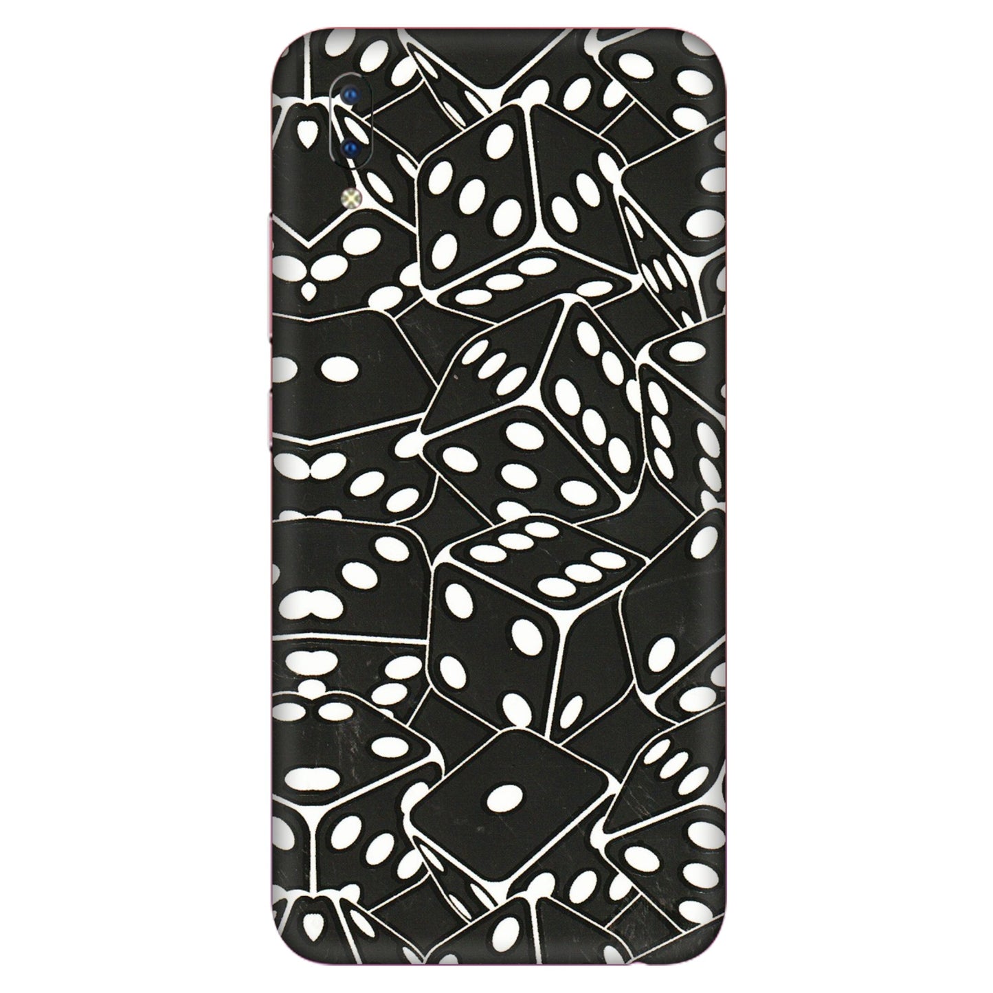 VIVO Y Series Phone Skins (All Models) - Big Black Dices - 3D Embossed Finish (L-106) Vivo Y93