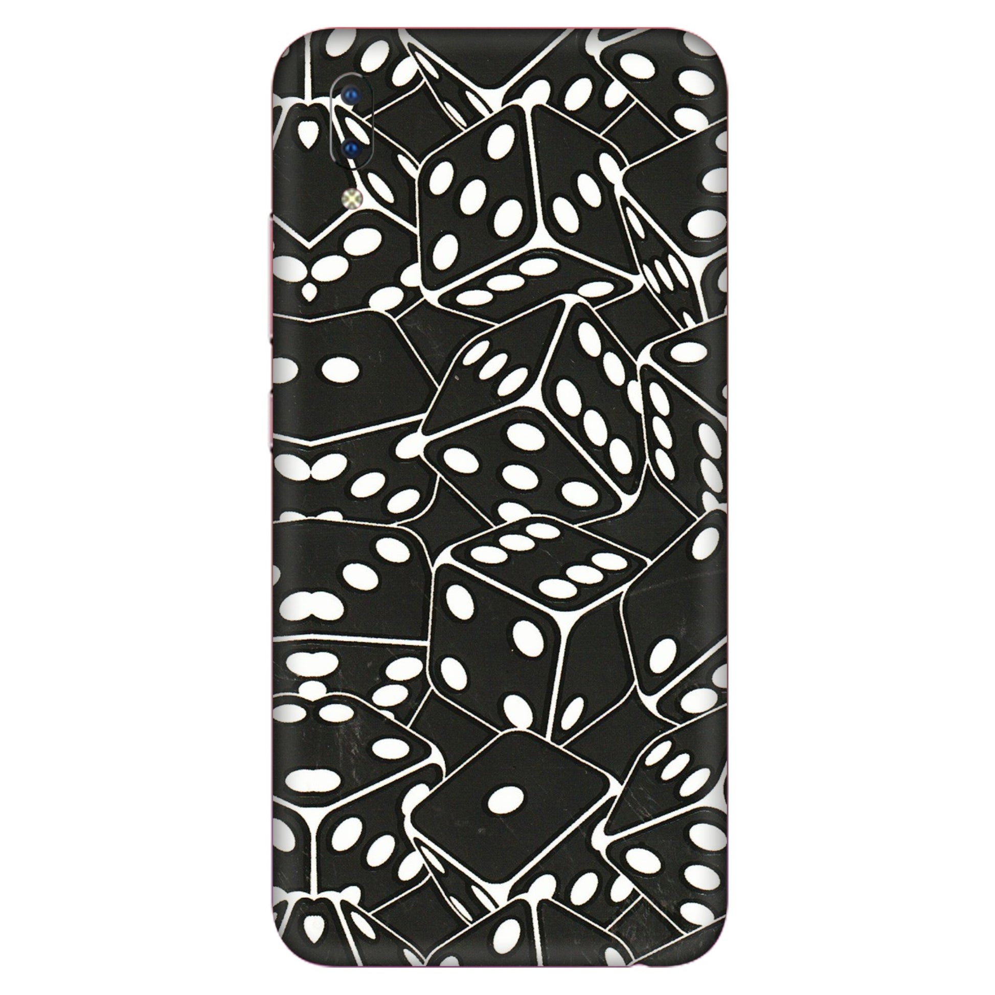 VIVO Y Series Phone Skins (All Models) - Big Black Dices - 3D Embossed Finish (L-106) Vivo Y93