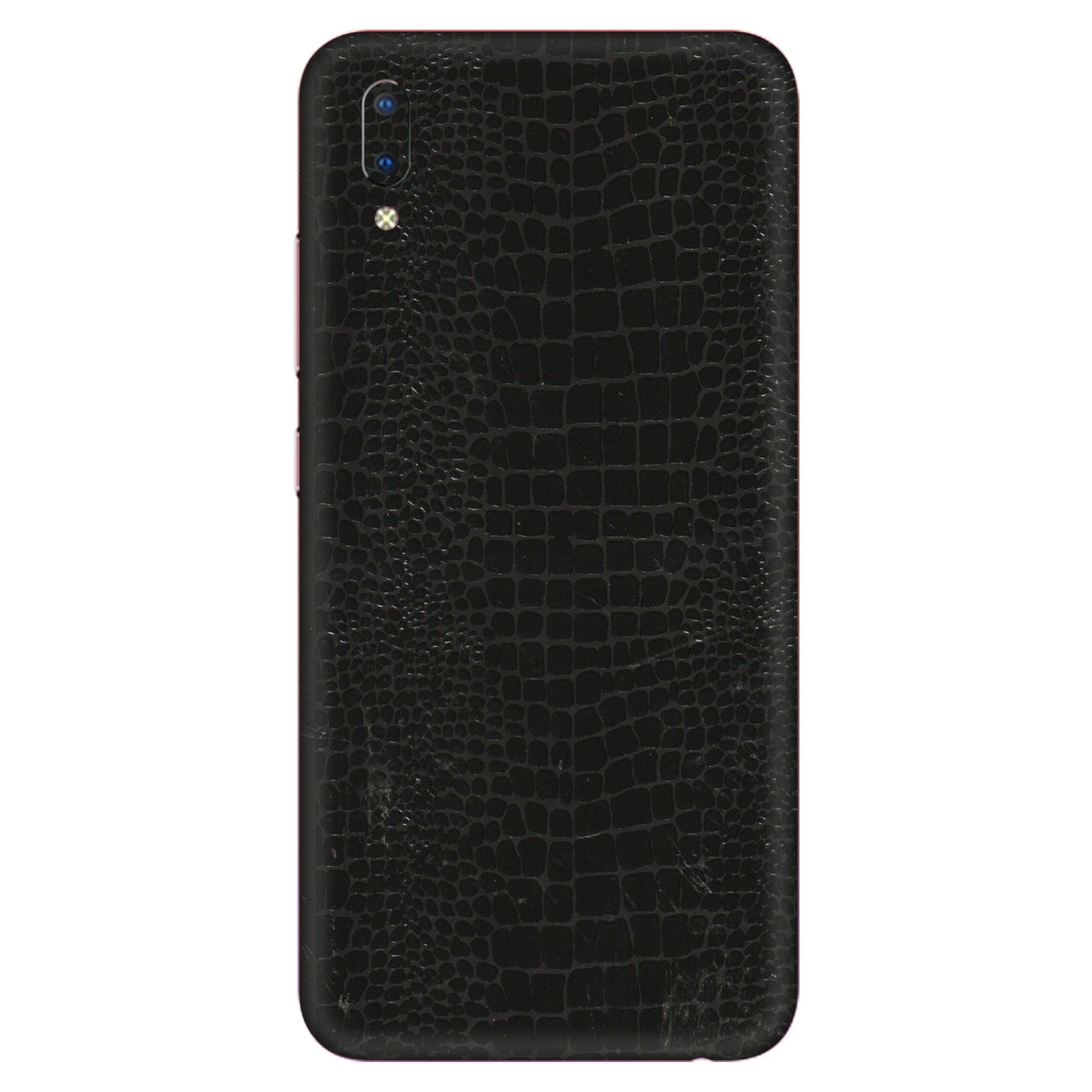 VIVO Y Series Phone Skins (All Models) - Snake Leather Black - 3D Embossed Finish (L-107) Vivo Y93
