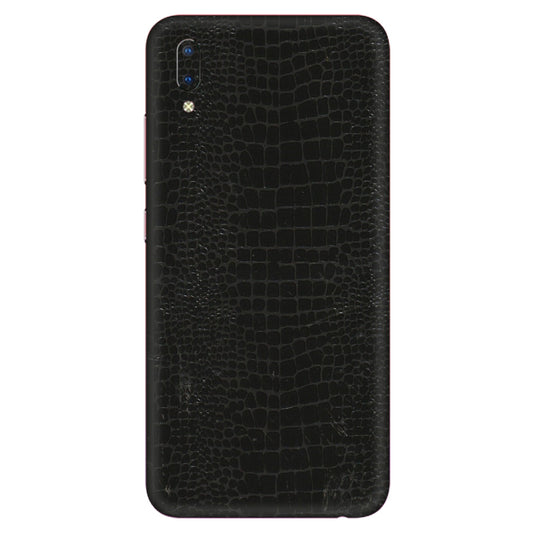 VIVO Y Series Phone Skins (All Models) - Snake Leather Black - 3D Embossed Finish (L-107) Vivo Y93