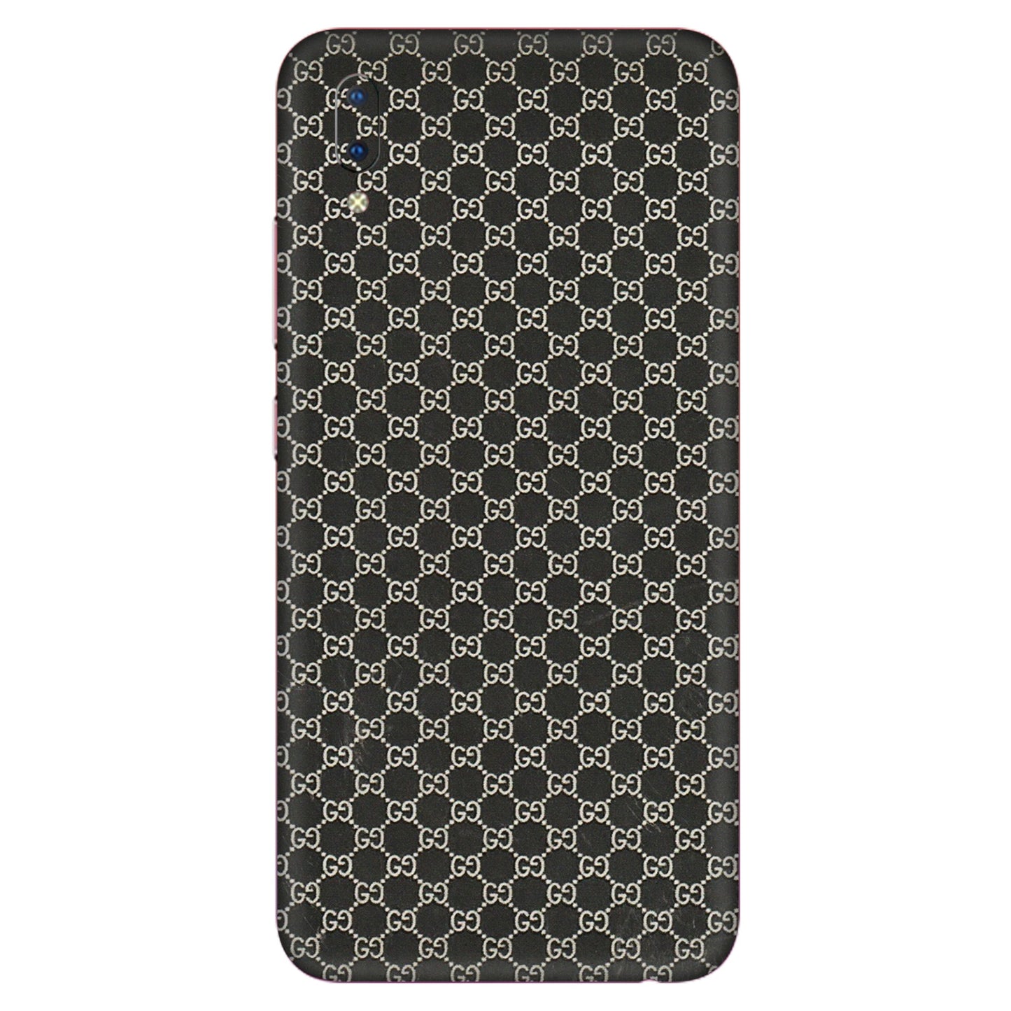 VIVO Y Series Phone Skins (All Models) - Black G Print - 3D Embossed Finish (L-109) Vivo Y93