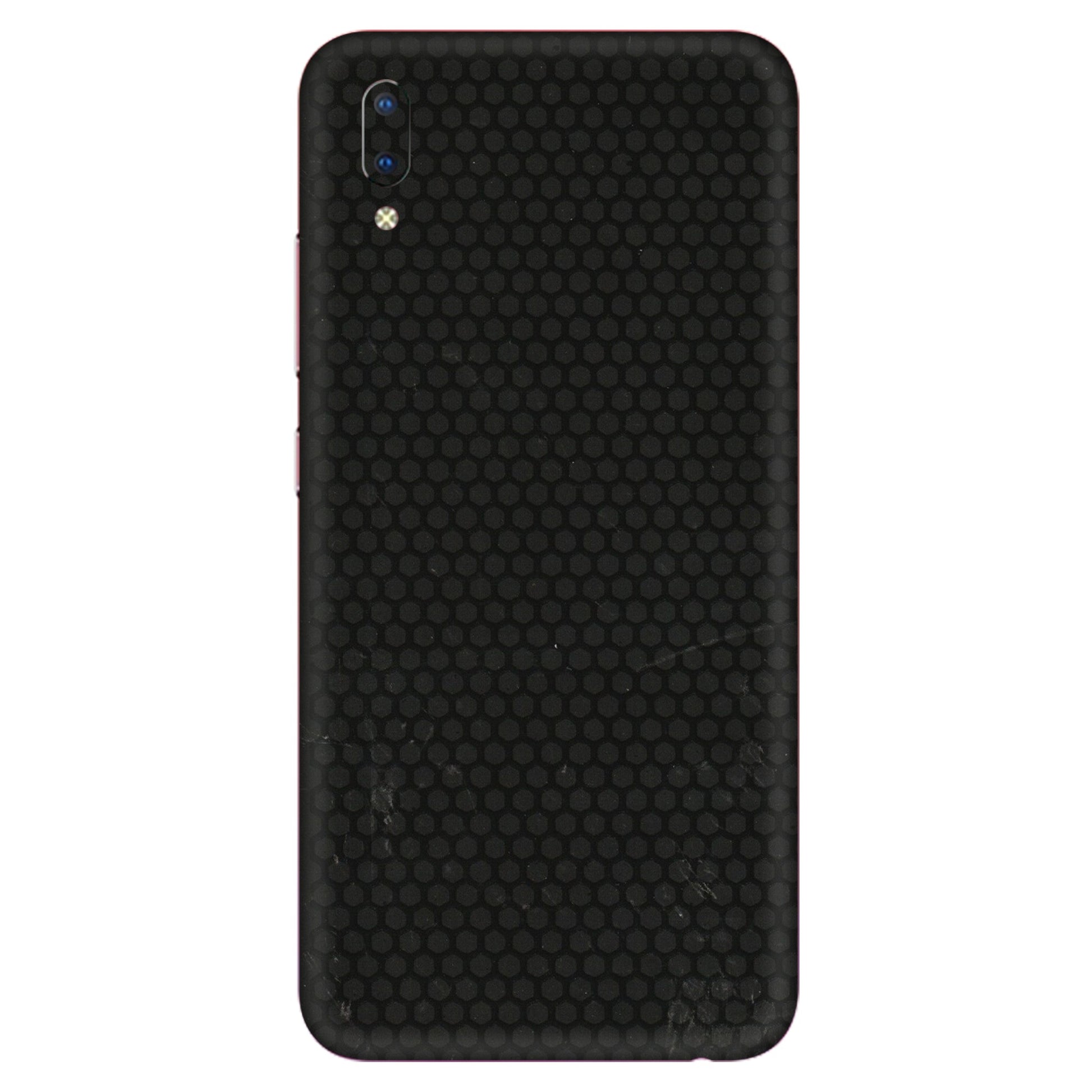 VIVO Y Series Phone Skins (All Models) - Black honeycomb - 3D Embossed Finish (L-114) Vivo Y93
