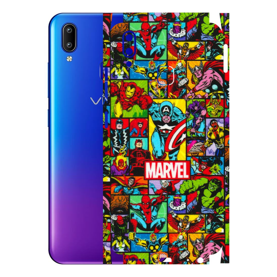 VIVO Y Series Phone Skins (All Models) - MARVELOUS Comic Characters - 3D Embossed Finish (L-129) Vivo Y93