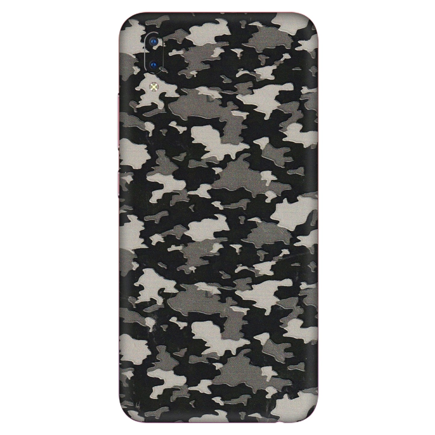 VIVO Y Series Phone Skins (All Models) - Black/Grey Camoflaunge - 3D Embossed Finish (L-142) Vivo Y93