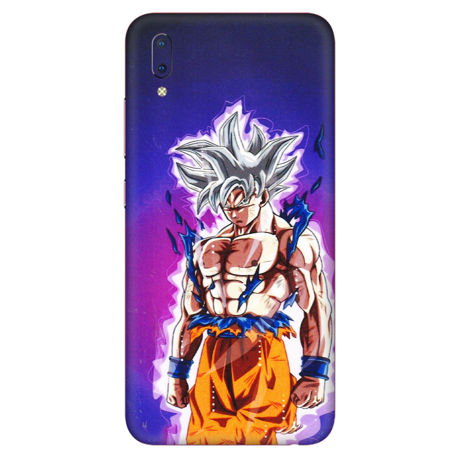 VIVO Y Series Phone Skins (All Models) - Goku Purple Anime - 3D Embossed Finish (L-147) Vivo Y93