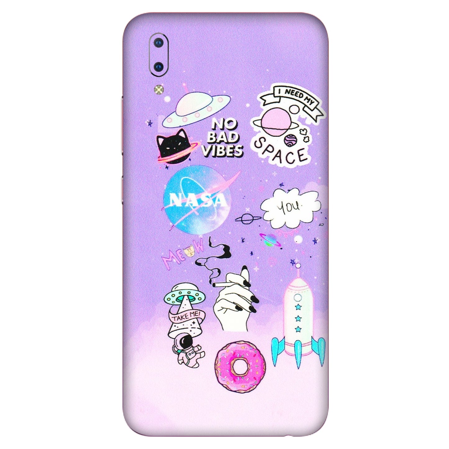 VIVO Y Series Phone Skins (All Models) - I Need My Nasa Skin - 3D Embossed Finish (L-149) Vivo Y93