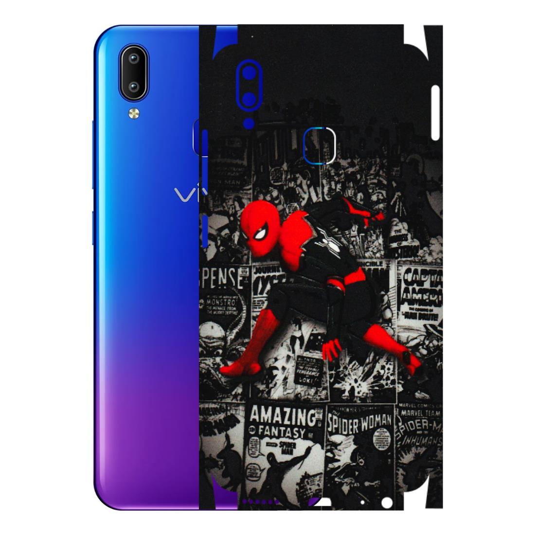 VIVO Y Series Phone Skins (All Models) - SpiderMan New - 3D Embossed Finish (L-162) Vivo Y93