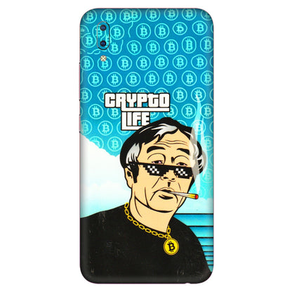 VIVO Y Series Phone Skins (All Models) - Crypto Thug Life - 3D Embossed Finish (L-179) Vivo Y93
