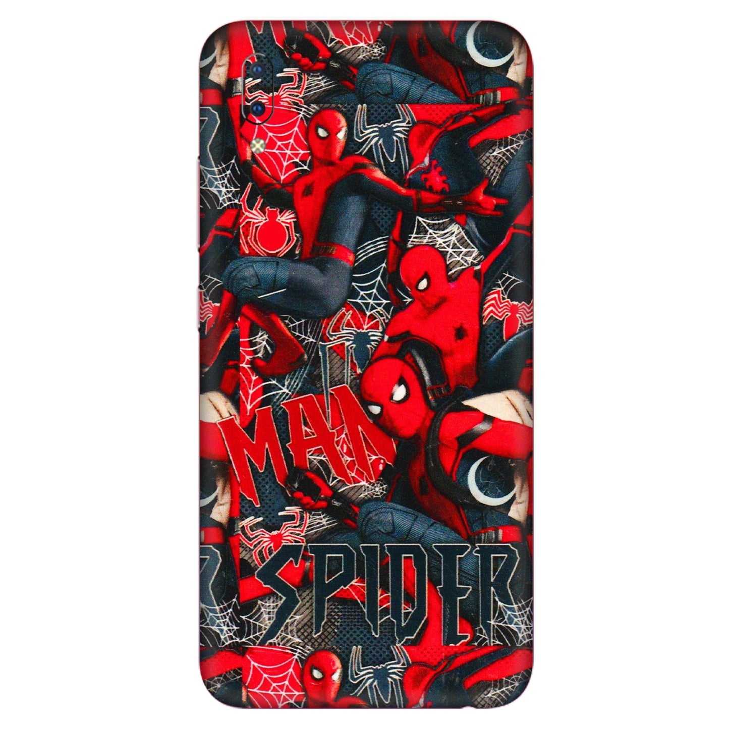 VIVO Y Series Phone Skins (All Models) - SpiderMan Cool - 3D Embossed Finish (L-188) Vivo Y93