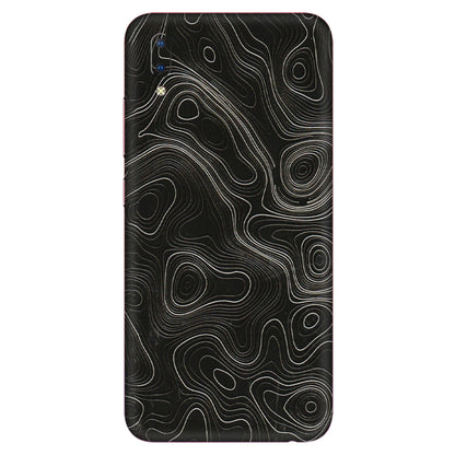 VIVO Y Series Phone Skins (All Models) - Black Swirl - 3D Embossed Finish (L-196) Vivo Y93