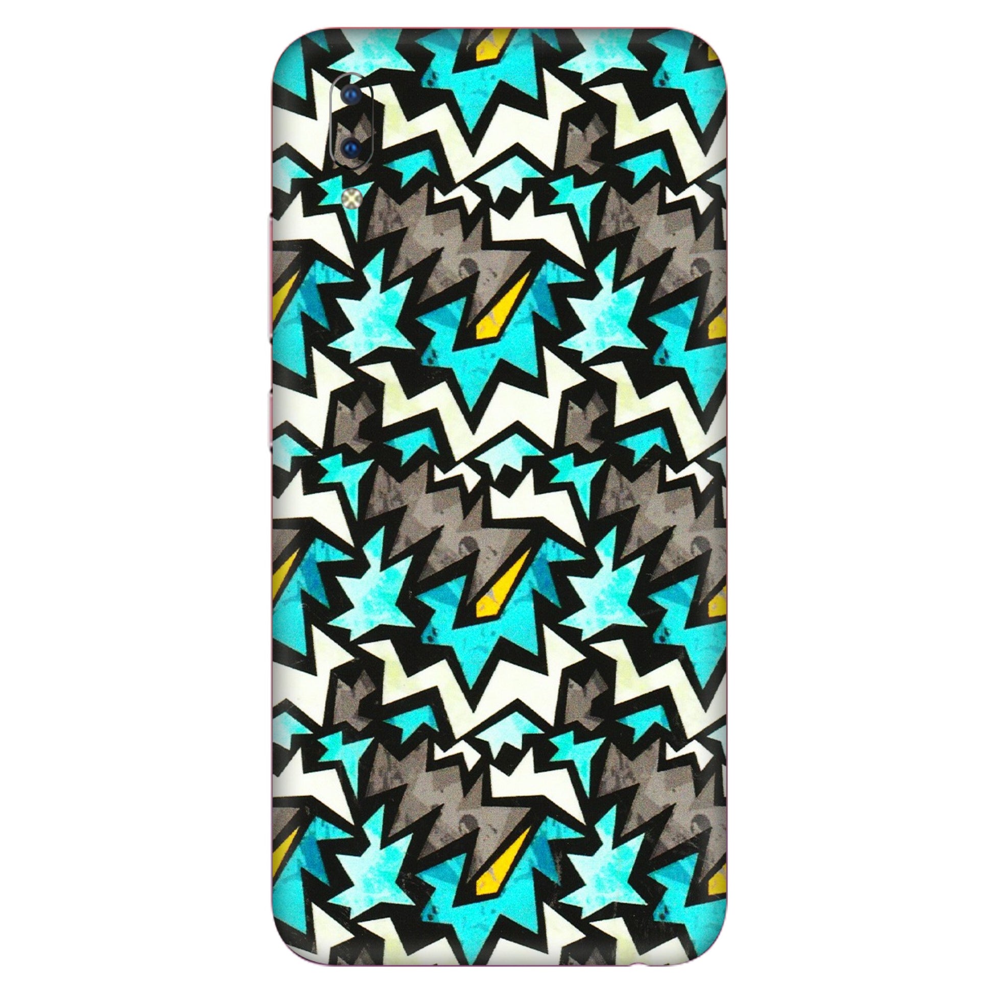 VIVO Y Series Phone Skins (All Models) - Funky Zig Zag - 3D Embossed Finish (L-223) Vivo Y93
