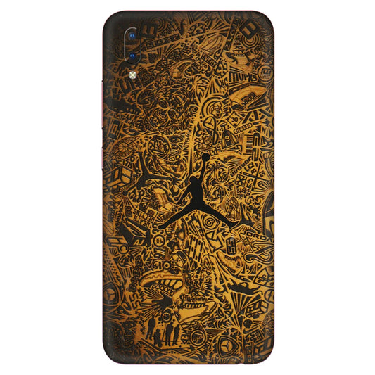 VIVO Y Series Phone Skins (All Models) - Premium Gold Basketball Player - 3D Embossed Finish (L-236) Vivo Y93