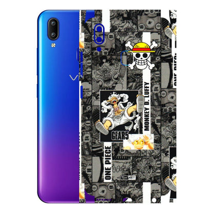 VIVO Y Series Phone Skins (All Models) - Cuffy Anime MonkeyCamic - 3D Embossed Finish (L-242) Vivo Y93