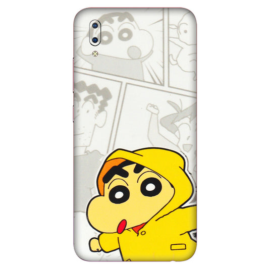 VIVO Y Series Phone Skins (All Models) - Yellow Shinchan Comic - 3D Embossed Finish (L-246) Vivo Y93