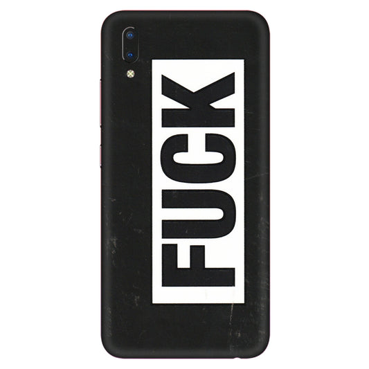 VIVO Y Series Phone Skins (All Models) - The F Word - 3D Embossed Finish (L-255) Vivo Y93
