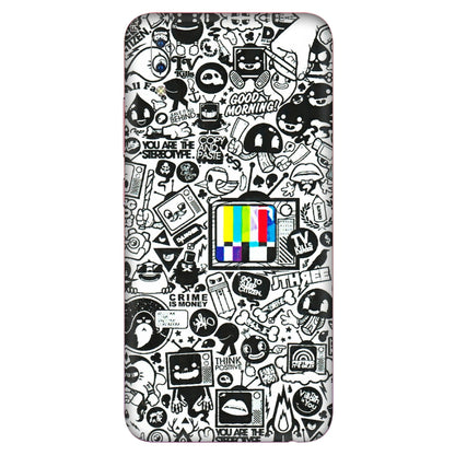 VIVO Y Series Phone Skins (All Models) - Doodles Positive Art - 3D Embossed Finish (L-263) Vivo Y93