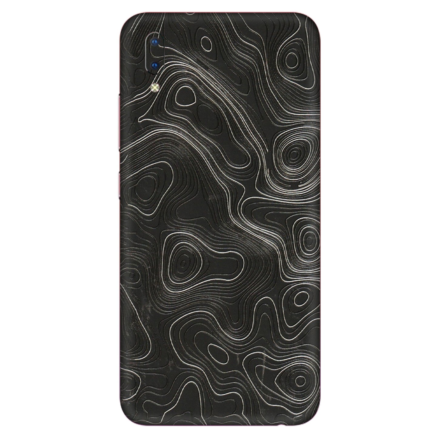 VIVO Y Series Phone Skins (All Models) - Abstract White Line Map - 3D Embossed Finish (L-269) Vivo Y93