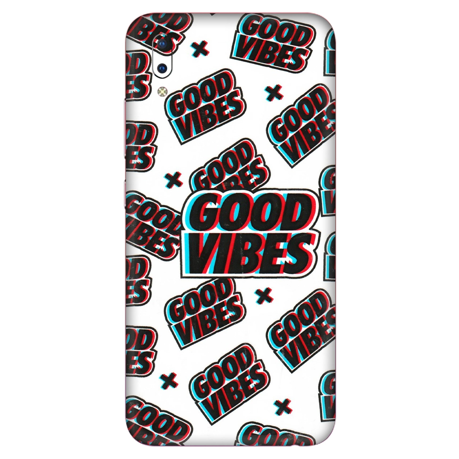 VIVO Y Series Phone Skins (All Models) - Good Vibes - 3D Embossed Finish (L-282) Vivo Y93