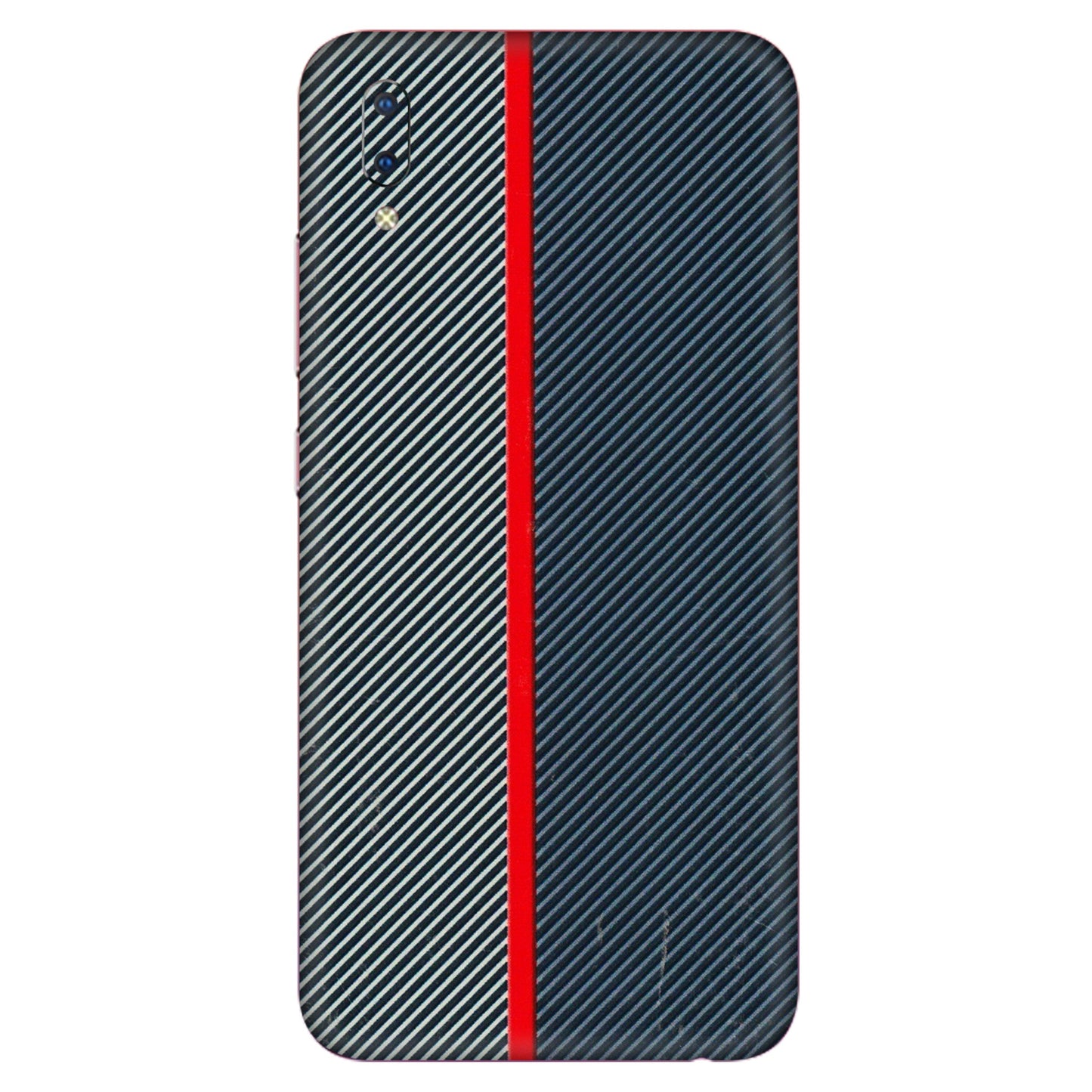 VIVO Y Series Phone Skins (All Models) - Blue Sober Lines - 3D Embossed Finish (L-305) Vivo Y93