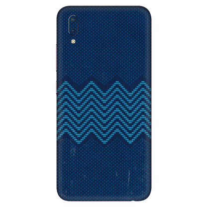 VIVO Y Series Phone Skins (All Models) - Blue Sober Waves - 3D Embossed Finish (L-306) Vivo Y93