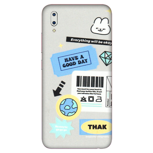 VIVO Y Series Phone Skins (All Models) - Will Be Okay Design - 3D Embossed Finish (L-316) Vivo Y93