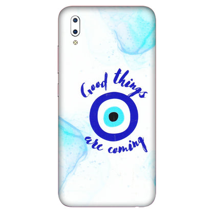 VIVO Y Series Phone Skins (All Models) - Evil Eye Good Things Are Coming - 3D Embossed Finish (L-322) Vivo Y93