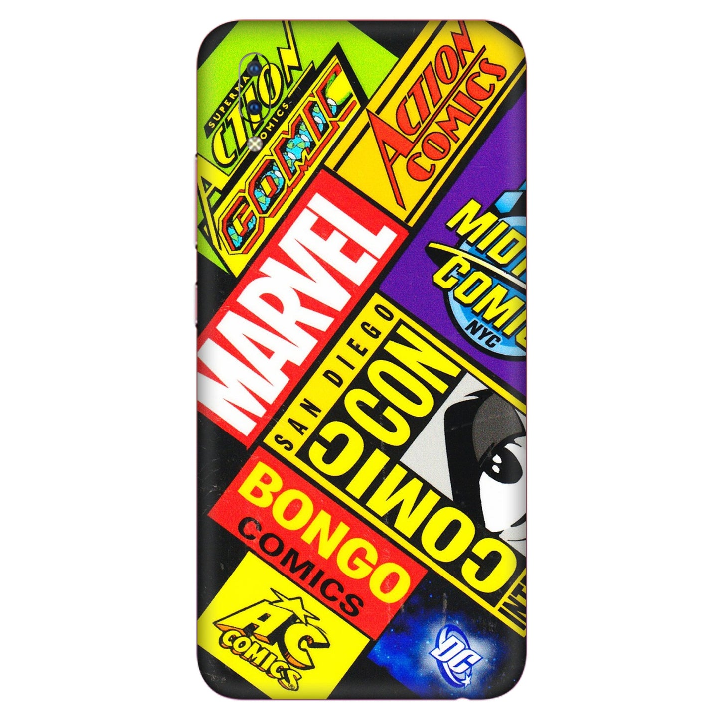 VIVO Y Series Phone Skins (All Models) - Bongo Comic Con - 3D Embossed Finish (L-325) Vivo Y93