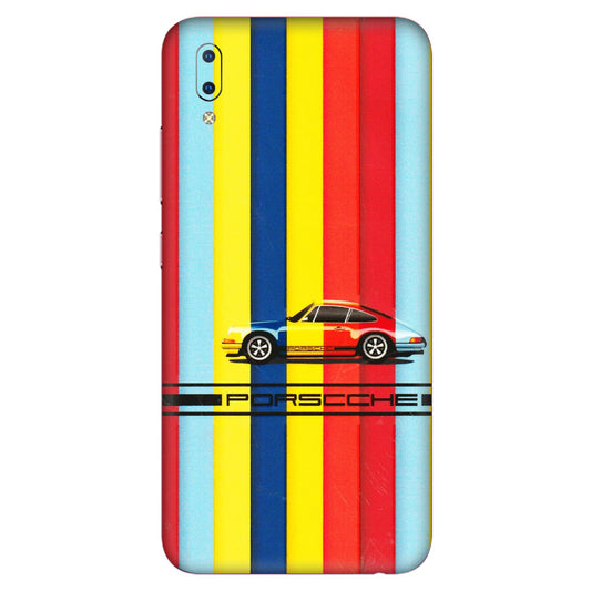 VIVO Y Series Phone Skins (All Models) - Multicolour Porche - 3D Embossed Finish (L-39) Vivo Y93