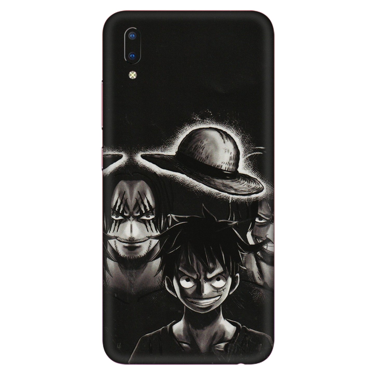 VIVO Y Series Phone Skins (All Models) - Black Luffy Hat - 3D Embossed Finish (L-57) Vivo Y93