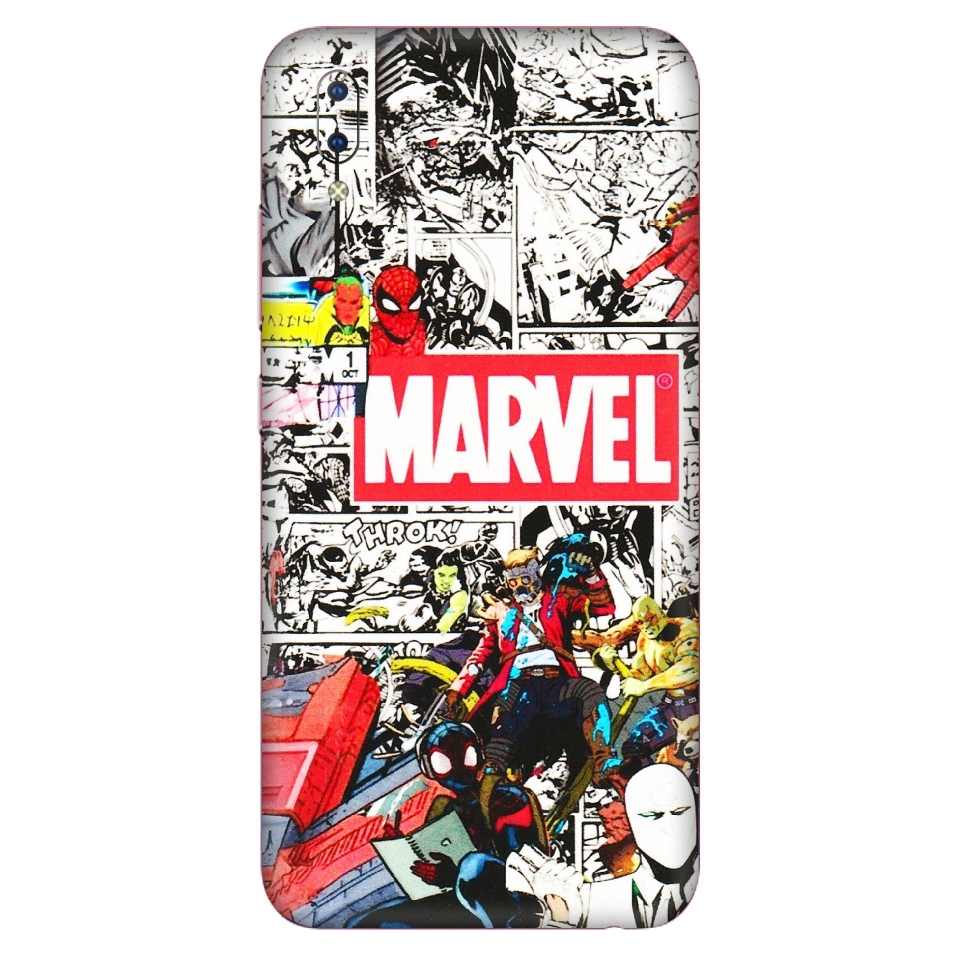 VIVO Y Series Phone Skins (All Models) - Marvel Colorful Comic - 3D Embossed Finish (L-64) Vivo Y93