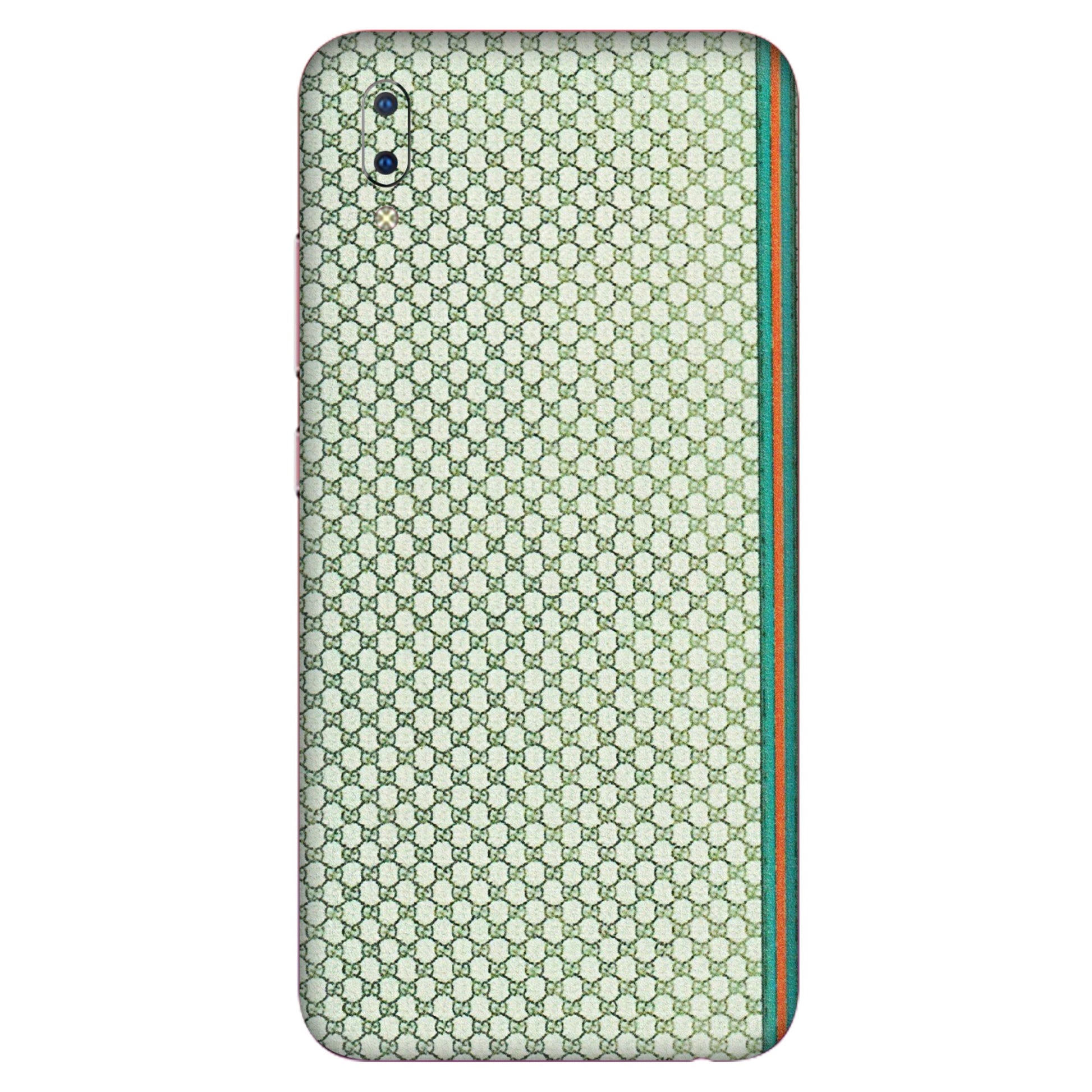 VIVO Y Series Phone Skins (All Models) - Gucci Fabric Pattern - 3D Embossed Finish (L-73) Vivo Y93