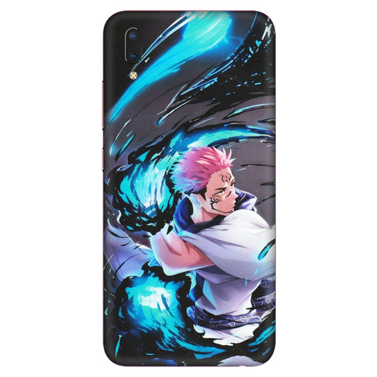 VIVO Y Series Phone Skins (All Models) - New Jujutsu Kaisen Grey Blue Anime - Matte Finish (M-127) Vivo Y93