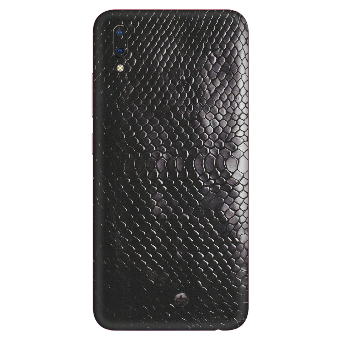 VIVO Y Series Phone Skins (All Models) - Black Snack Leather - Matte Finish (M-147) Vivo Y93