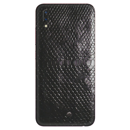 VIVO Y Series Phone Skins (All Models) - Black Snack Leather - Matte Finish (M-147) Vivo Y93