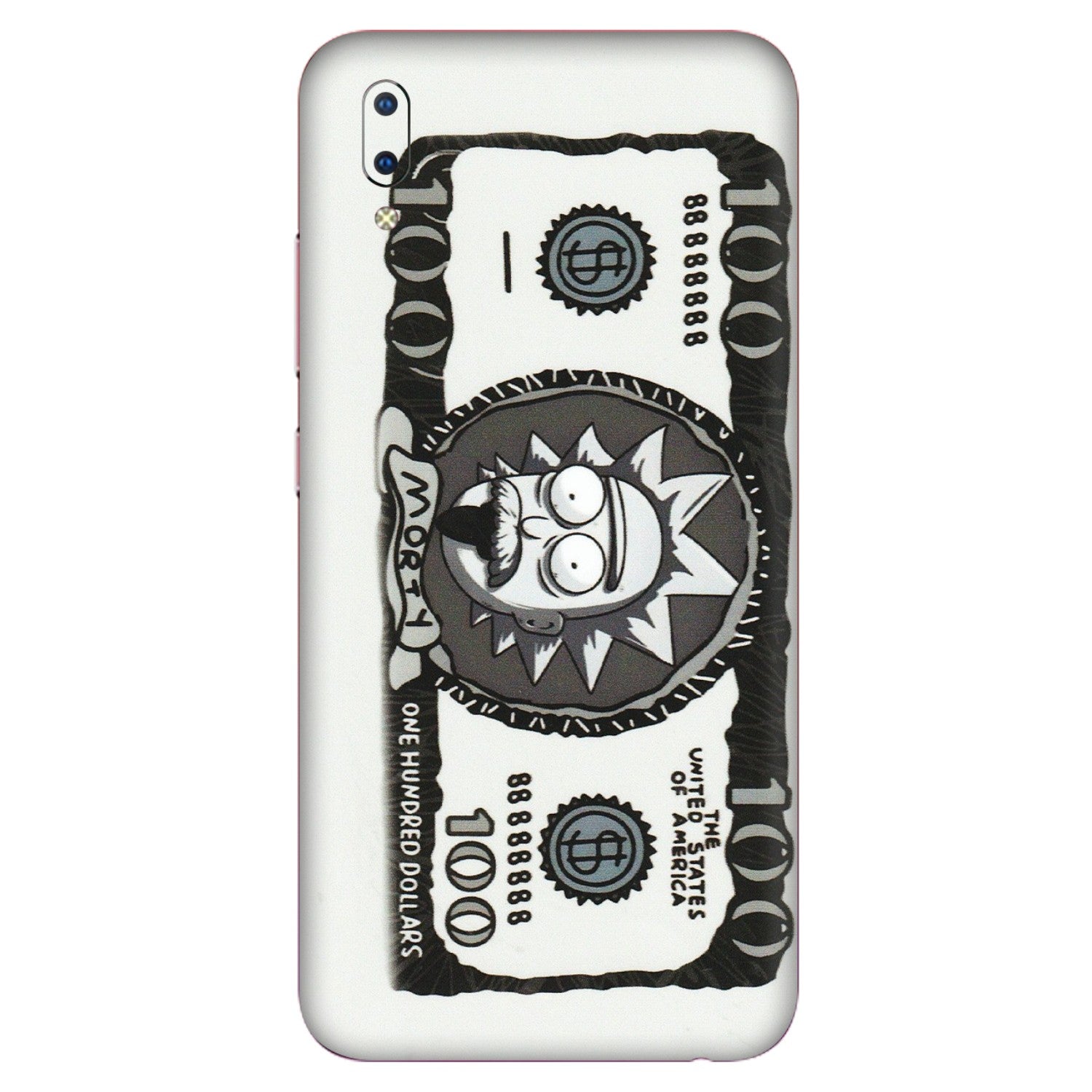 VIVO Y Series Phone Skins (All Models) - Rick And Morty Hundred Dollar Anime - Matte Finish (M-161) Vivo Y93