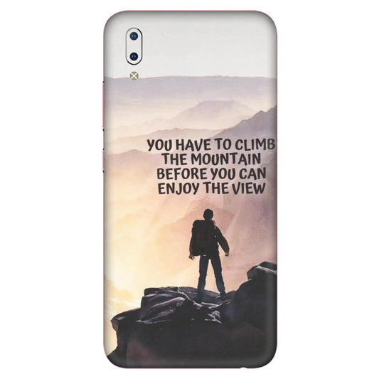 VIVO Y Series Phone Skins (All Models) - Motivational Hiking Mountain - Matte Finish (M-28) Vivo Y93