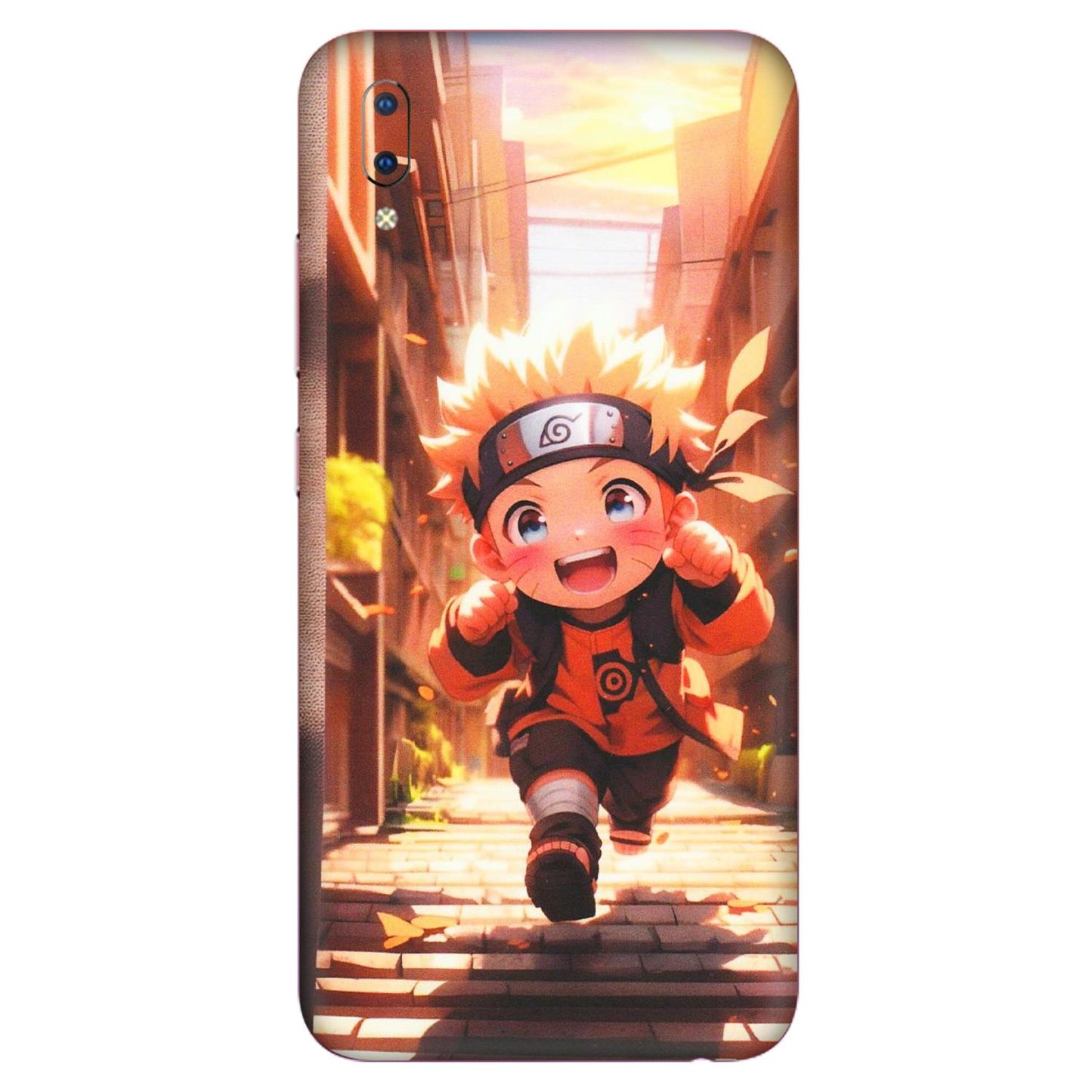 VIVO Y Series Phone Skins (All Models) - Naruto Cute Toon Running - Matte Finish (M-04) Vivo Y93