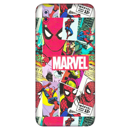 VIVO Y Series Phone Skins (All Models) - Marvel Comic Spiderman Grafitti - Matte Finish (M-72) Vivo Y93