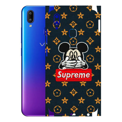 VIVO Y Series Phone Skins (All Models) - Mickey Supreme - Matte Finish (M-83) Vivo Y93