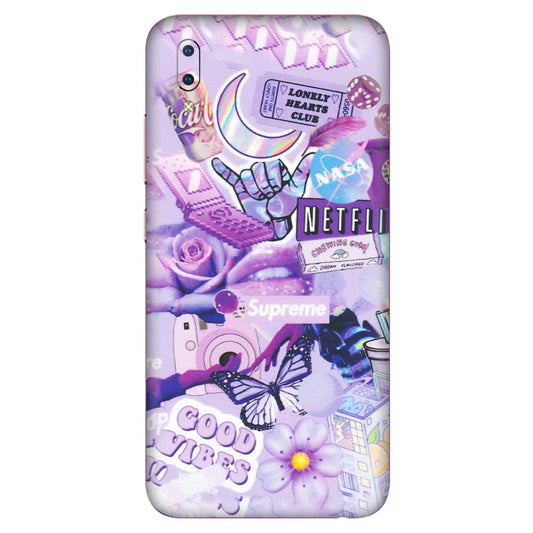 VIVO Y Series Phone Skins (All Models) - Supreme Purple Magic - Matte Finish (M-88) Vivo Y93