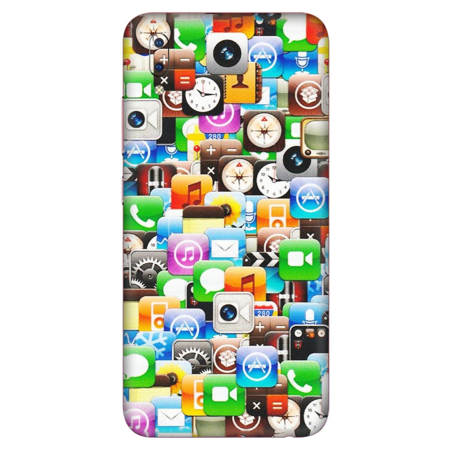 VIVO Y Series Phone Skins (All Models) - All Apple Icons - Matte Finish (M-93) Vivo Y93