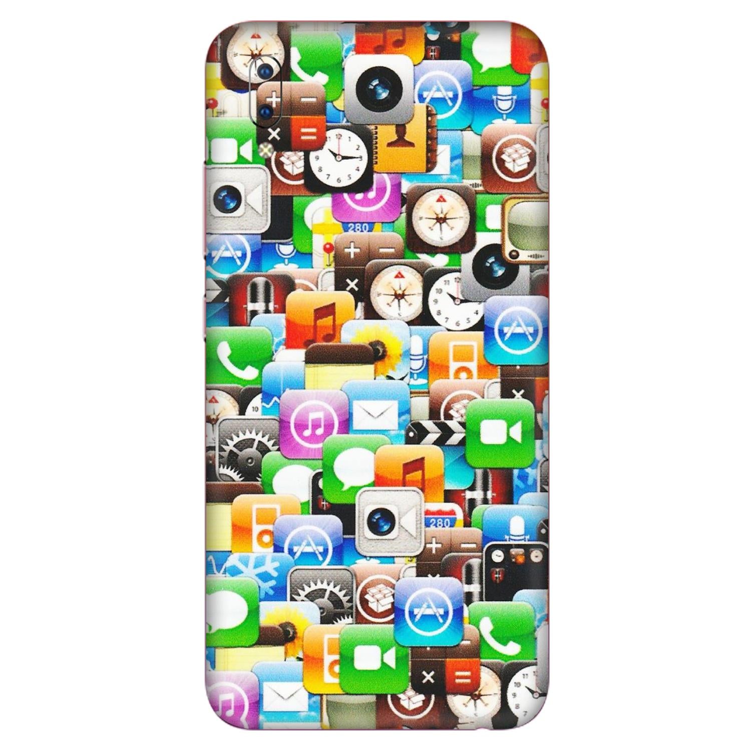 VIVO Y Series Phone Skins (All Models) - All Apple Icons - Matte Finish (M-93) Vivo Y93